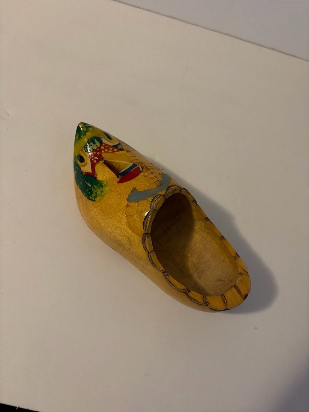Yellow Wooden Shoes From The Netherlands Traditional Background 6"